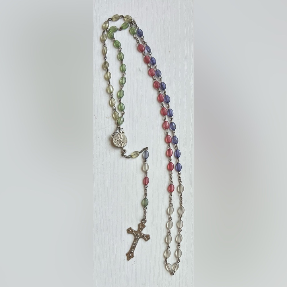 Fashion Rosary multi color gem